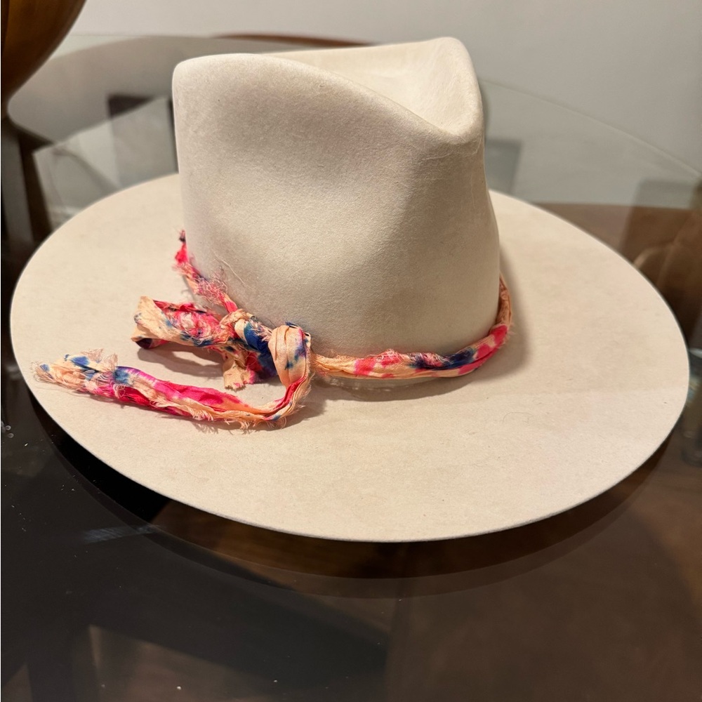 Teressa Foglia Wool Fedora Hat size 6 7/8